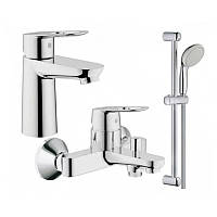 Набор смесителей для ванной S-Size Grohe BauLoop (UA123214S1) KOMFORT