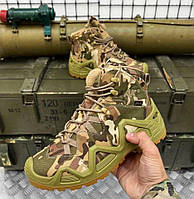 Тактические ботинки АК мультикам осени, Военные берцы мужские, Демисезонные полуберцы multicam аmu