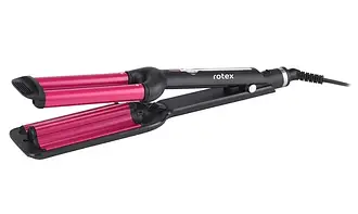 Плойка Rotex RHC480-T 3D Wave 55Вт, 16мм турмалінове покриття