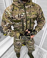 Военный костюм с наколенниками мультикам рип-стоп , форма мультикам, Военный костюм камуфляжный аmuni