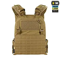 Штурмова плитоноска M-Tac Cuirass койот Cordura із системою швидкого скидання з ручкою для евакуації універсал