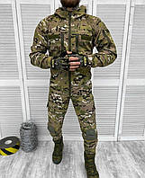 Военный костюм с наколенниками мультикам рип-стоп , форма мультикам, Военный костюм камуфляжный аmuni