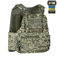 Тактический военный жилет быстрого сброса Cordura 500D с Molle интерфейсом one size камуфляжный пиксель