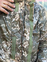 Военный костюм дождевик пиксель, Маскировочный тактический комплект от дождя брюки и куртка на молнии XL