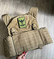 Штурмовая плитоноска койот shellback rampage plate carrier, Военный жилет на липучках аmu