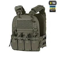 Военный жилет зеленый с 4 подсумками с Molle интерфейсом и ручкой эвакуации регулируемого размера