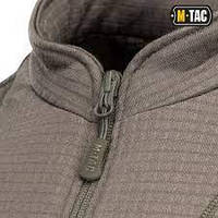 Тактическая термокофта M-Tac полиэстер олива, Мужской зимний пуловер, Термокофта с длинными рукавами
