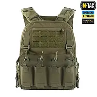 Армейская разгрузка M-Tac зеленая кордура 500D со вставками с 3D сетки с Molle интерфейсом регулируемая