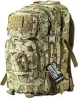 Рюкзак військовий мультикам 600D Tac-Poly 28 л наплічний з поясним ременем, Рюкзак із кріпленням Molly