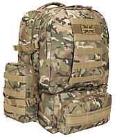 Армійський рюкзак Kombat мультикам із платформою Molly та поясним ременем на 50 л регульований 32*50*18 см