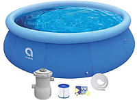 Надувний басейн комплект 12в1 AVENLI 305х76 см колір Синій