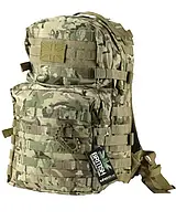 Військовий тактичний рюкзак камуфляжний мультикам 600D Tac-Poly 40 L з Molly панеллю з регульованими ременями