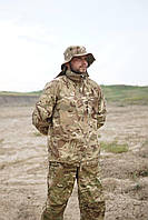 Військовий костюм дощовик мультикам осінній, магнітний тактичний комплект від дощу штани та куртка на блискавці