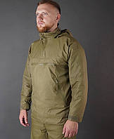 Военная битанская куртка-анорак олива водонепроницаемая, Тактическая куртка на флисовой подкладке осень-зима