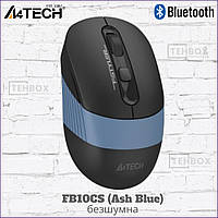 Мышка беспроводная A4Tech FB10CS (Ash Blue) БЕЗШУМНАЯ [Bluetooth + 2.4 ГГц]