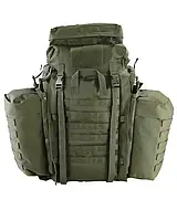 Тактический рюкзак полиэстер 600D с Molly панелью и дополнительными мешками по боках 90 L оливкового цвета
