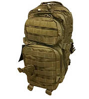 Сумка рюкзак тактическая военная Kombat койот с поясным ремнем совместим с Molly Velcro ID полиэстер 28л