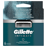 Сменные кассеты для бритья Gillette Intimate 6 шт (8700216036788)