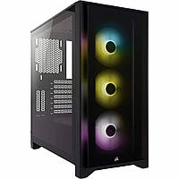 Корпус Corsair iCUE 4000X RGB Tempered Glass Black (CC-9011204-WW)