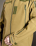 Куртка патріот soft shell койот / Куртка для військових / Розмір XS - 3XL, фото 3