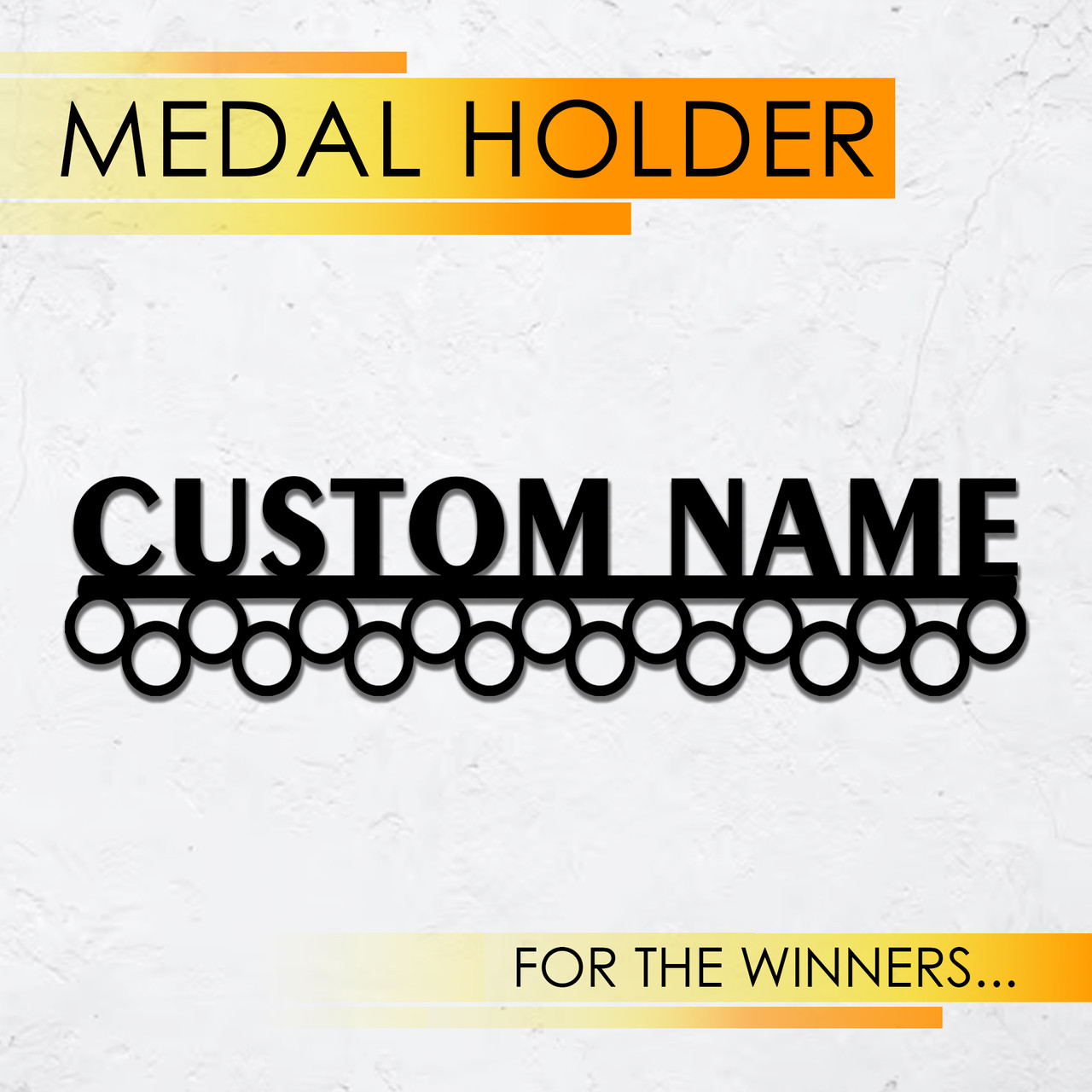 Медальниця металева персоналізована, фото 1