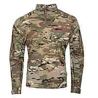Военная тактическая рубашка Vic-Tailor multicam хлопок/полиэстер с ID-панелями и усиленными вставками