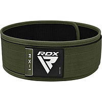 Пояс для важкої атлетики RDX RX1 Weight Lifting Belt Army Green M WBS-RX1AG-M PS