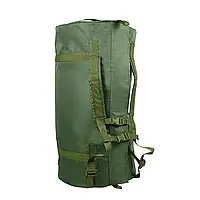 Армейский военный рюкзак баул Kiborg тактический олива 120л, сумка транспортная армейская Oxford 600D