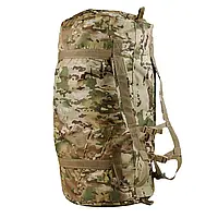 Сумка армейская баул с возможностью носить как рюкзак 120л, Камуфляжная военная сумка Kiborg мультикам 600D