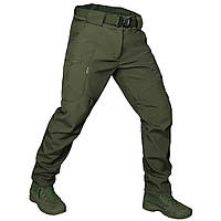 Мужские штаны для военных оливковые -15, Армейские штаны полиэстер с микрофлисом влагостойкие завышеные