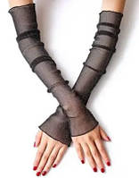 Перчатки без пальцев вечерние женские