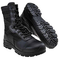 Чоловічі військові зимові черевики чорні замшеві із системою Molle, Берці Magnum подовжені на шнурівці