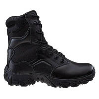Берцы непромокаемые черные, Тактическая черная обувь Magnum с натуральной кожы на шнуровке