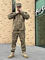 Военная тактическая форма B&L рип-стоп пиксель, Спецодежда китель и штаны с велкро панелями