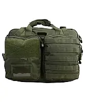 Армейська сумка олива 30 л з м'якими плечовими ручками, Сумка Комбат 600D Tac-Poly