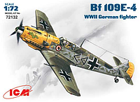 ICM 72132 Bf-109E-4 Немецкий истребитель времен Второй мировой войны