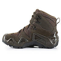 Взуття для військових зимове утеплене -15, Черевики армійські нубукові койот завищені на шнурках