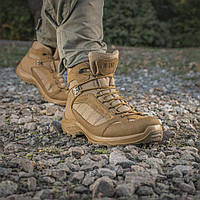 Тактичні берці M-Tac coyot замшеві зі вставками Cordura, Взуття чоловіче армійське посилене