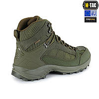 Мужские военные ботинки антискользящие замшевые, Тактическая обувь непромокаемая теплая оливковая 42