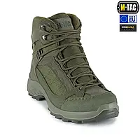Мужские военные ботинки антискользящие замшевые, Тактическая обувь непромокаемая теплая оливковая 43