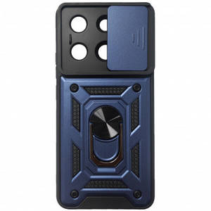 Чохол-накладка Armor Magnet CamShield для Xiaomi Redmi Note 13 4G - Dark Blue