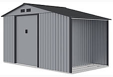 Будиночок для інвентарю 342х255 см світло-сірий Madison Hardmaister, фото 2