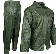 Армейский маскировочный костюм-дождевик оливковый, Тактический непромокаемый костюм легкий XXXL