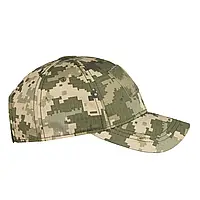 Камуфляжная бейсболка пиксель с липучками для нашивок, Армейская летняя кепка с регулятором