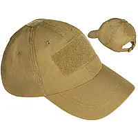 Бойова кепка для військових койот бавовна-поліестер із клапанами для вентиляції one size