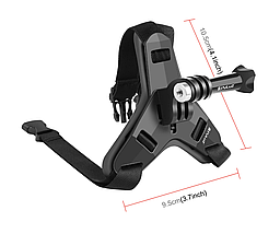 Кріплення на підборіддя на мотошолом Puluz для GoPro та інших екшн камер, фото 5