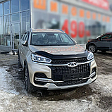 Дефлектор капота (мухобійка) на капот Chery Tiggo 8 2018-, фото 6