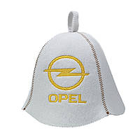 Банная шапка Luxyart "Opel", искусственный фетр, белый (LA-321) mn