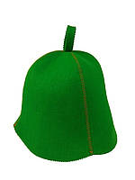 Банна шапка Luxyart штучний фетр зелений (LC-419) mn