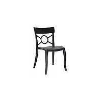 Кухонный стул PAPATYA o-pera-s сиденье черное, верх сплошно черный (2234)